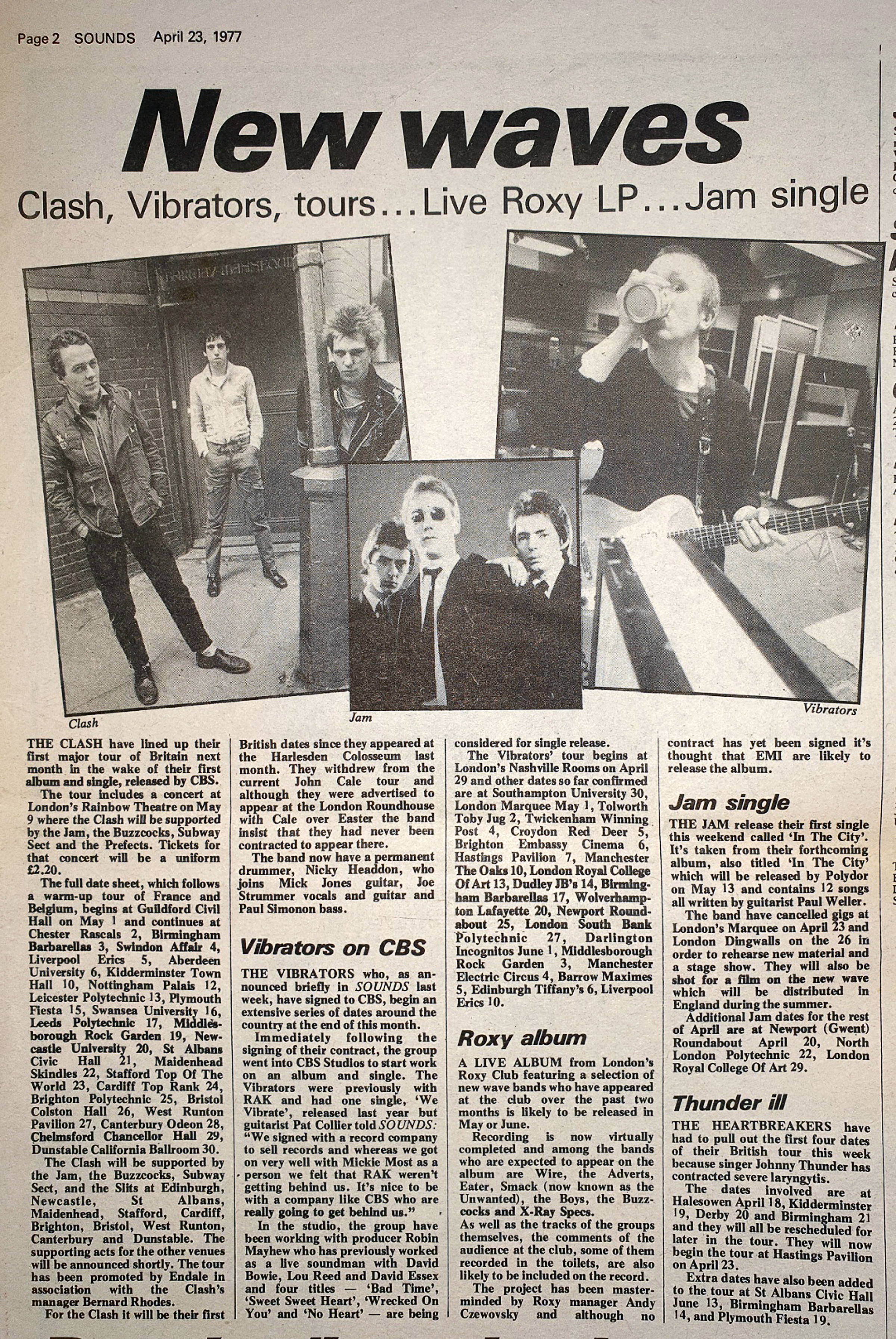 White Riot Tour 1977 : The Clash | HMV&BOOKS online - GTMCD003